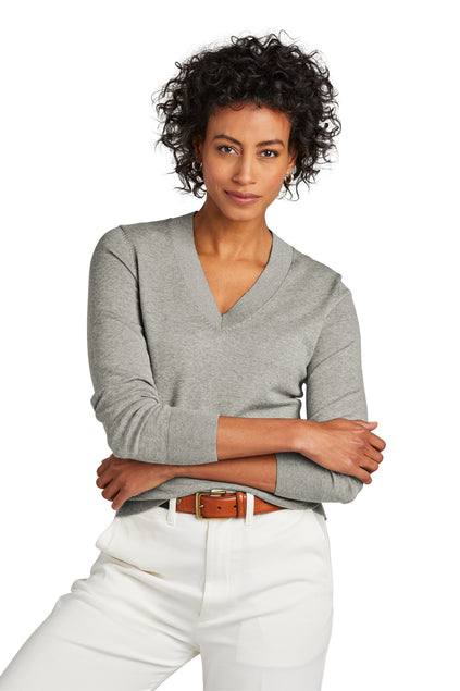 Brooks Brothers® Women’s Cotton Stretch V-Neck Sweater