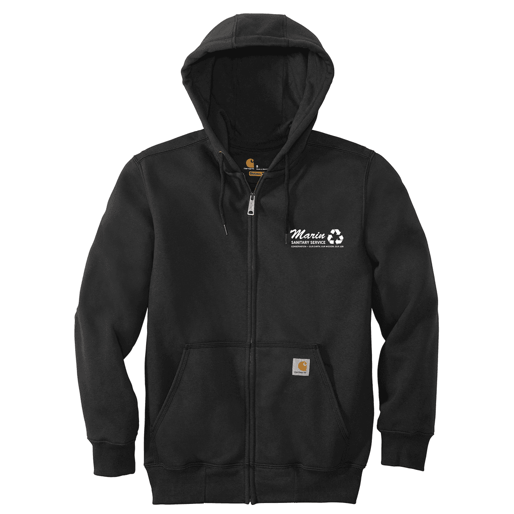 Carhartt® Rain Defender® Paxton Heavyweight Hooded Zip-Front Sweatshirt