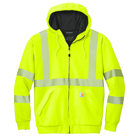 Carhartt® ANSI 107 Class 3 Lined Full-Zip Sweatshirt