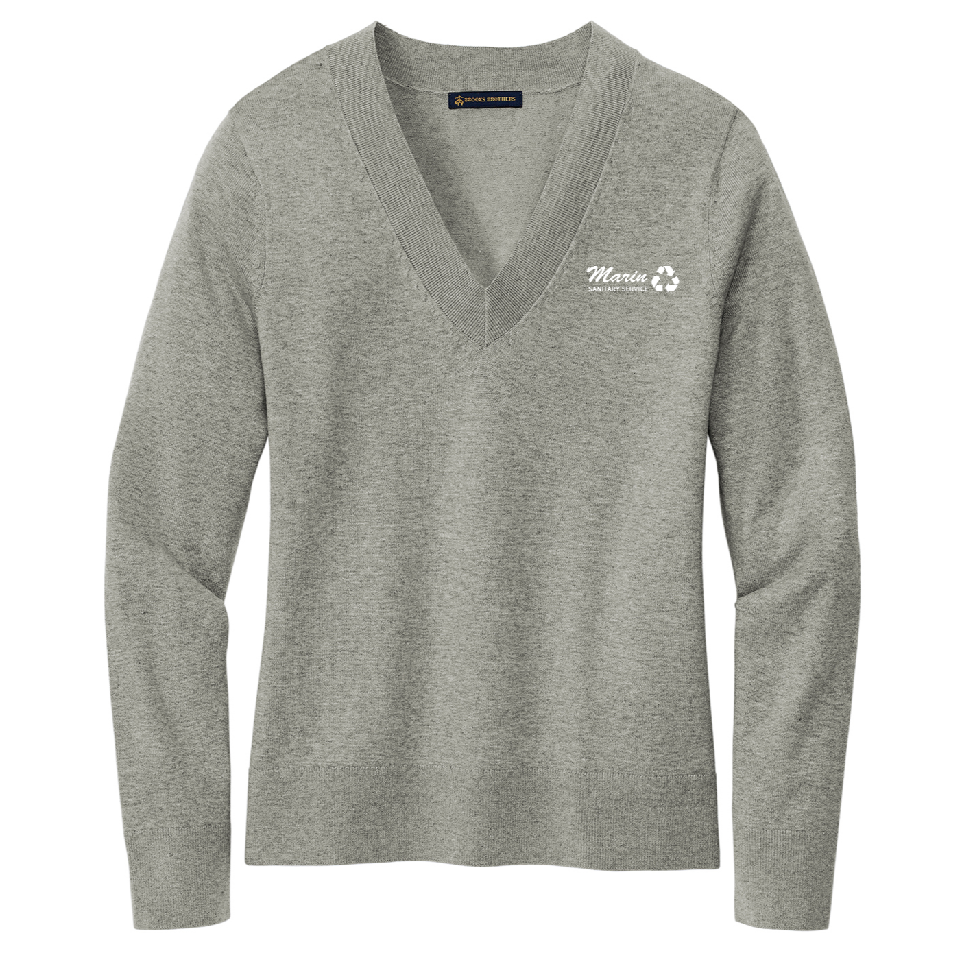 Brooks Brothers® Women’s Cotton Stretch V-Neck Sweater