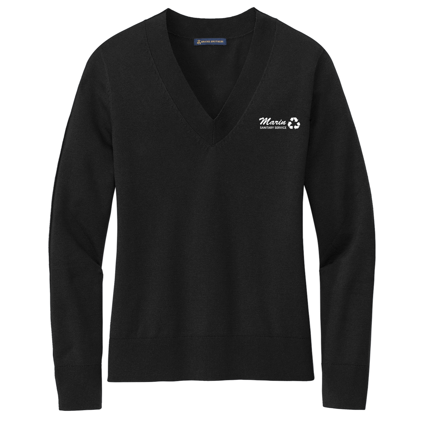 Brooks Brothers® Women’s Cotton Stretch V-Neck Sweater