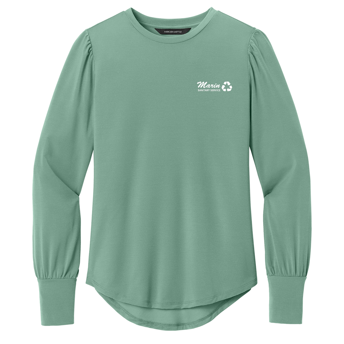 Mercer+Mettle® Women’s Stretch Jersey Long Sleeve Blouson Top