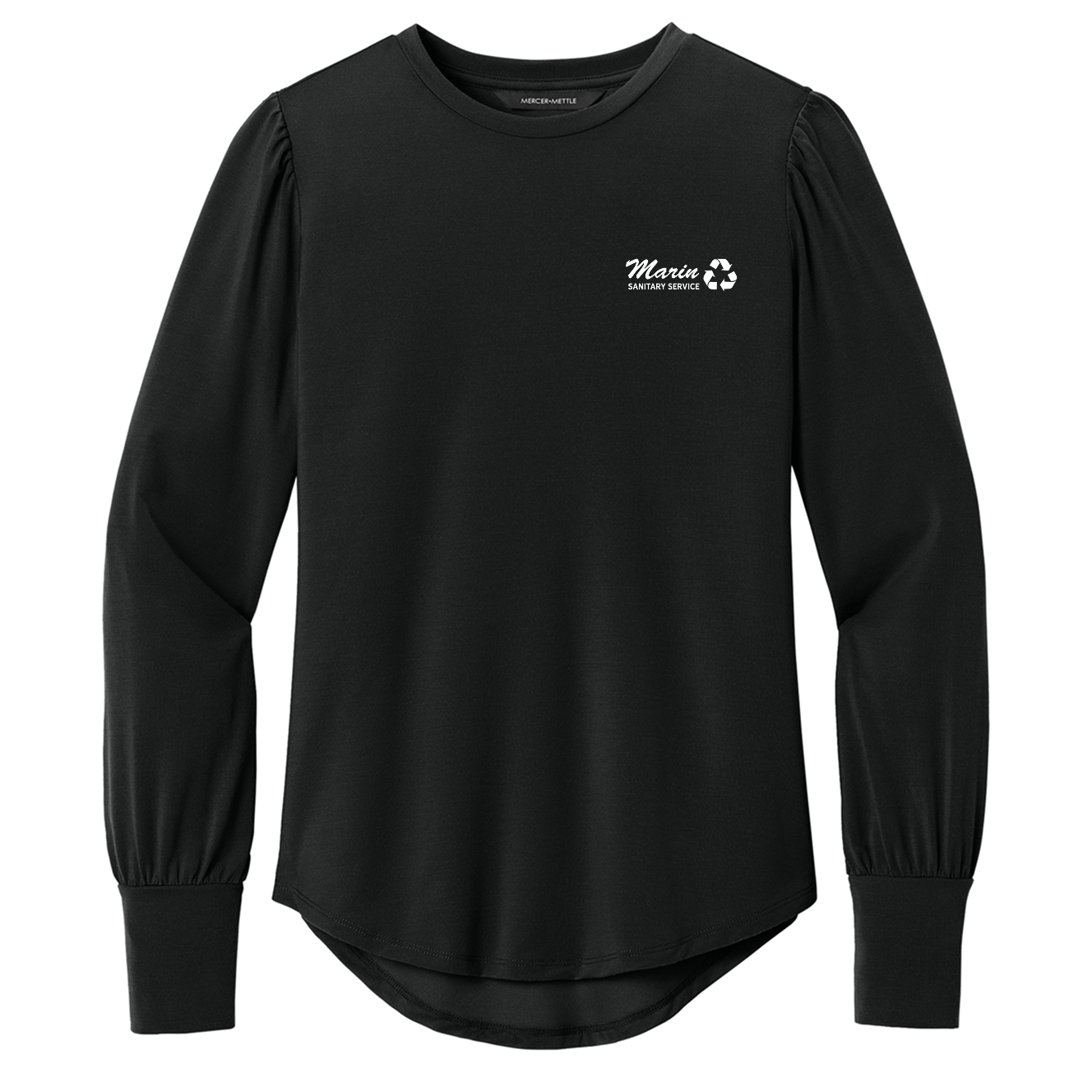 Mercer+Mettle® Women’s Stretch Jersey Long Sleeve Blouson Top